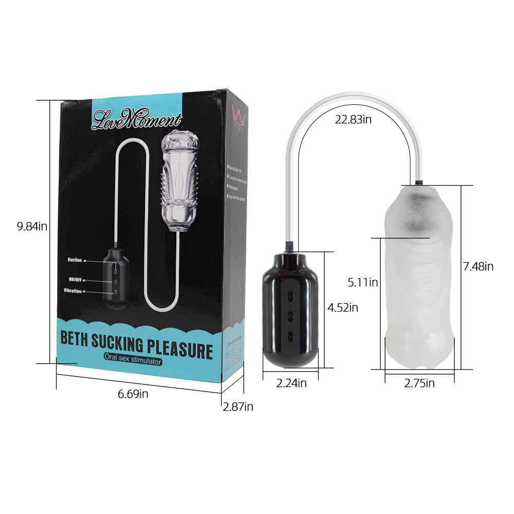 Vagina Cup, deep throat onacup, air flow cup