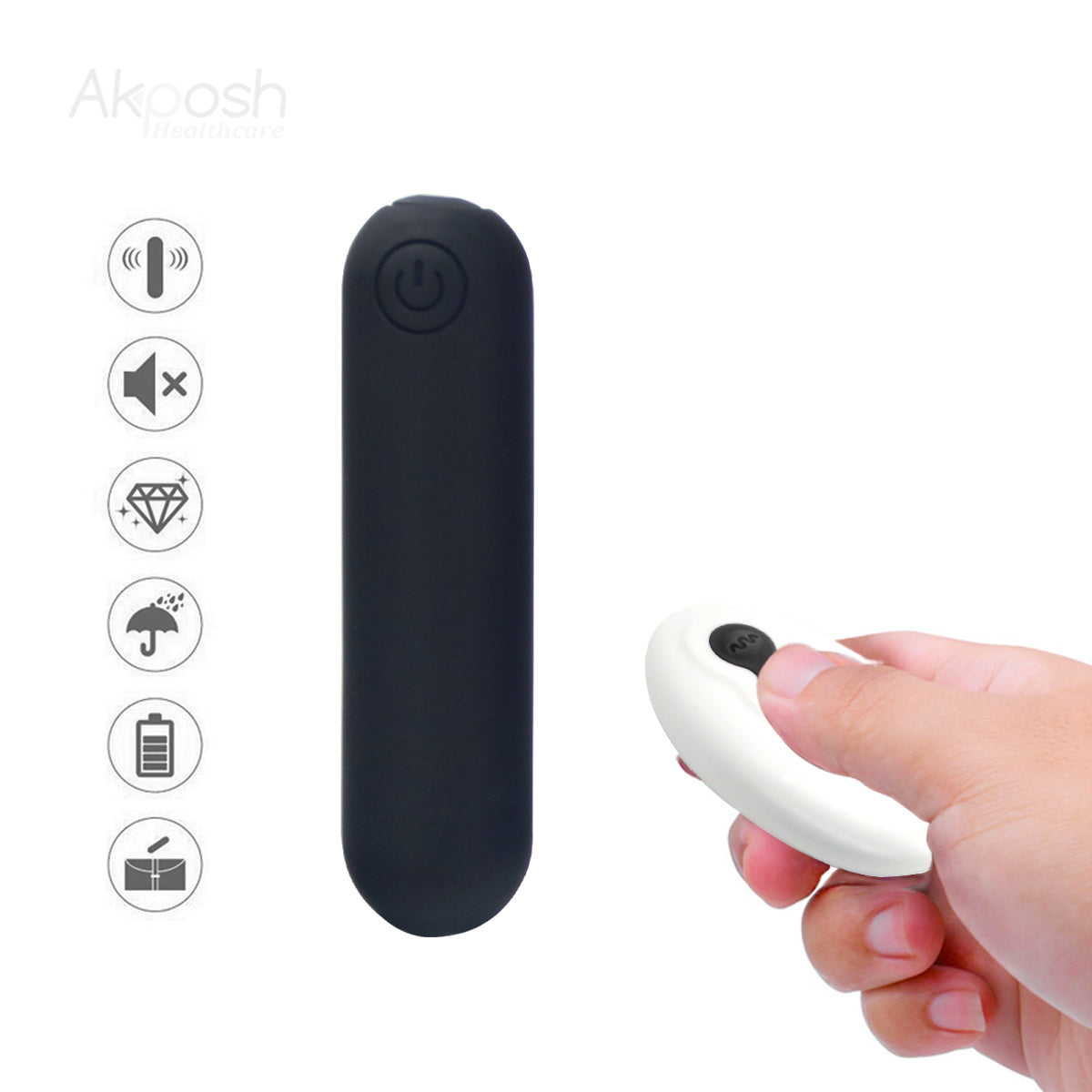 Akposh Splash Joie Remote Control Bullet Rechargeable -L