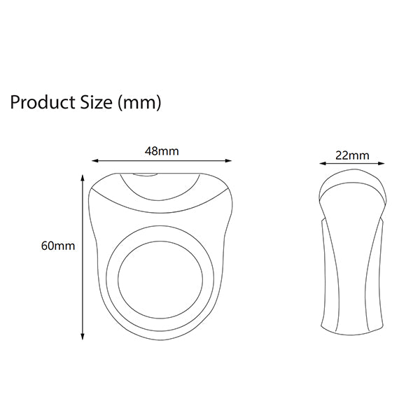 Liquid Silicone Male Cockring with Strong Vibration & Wireless Remote Control