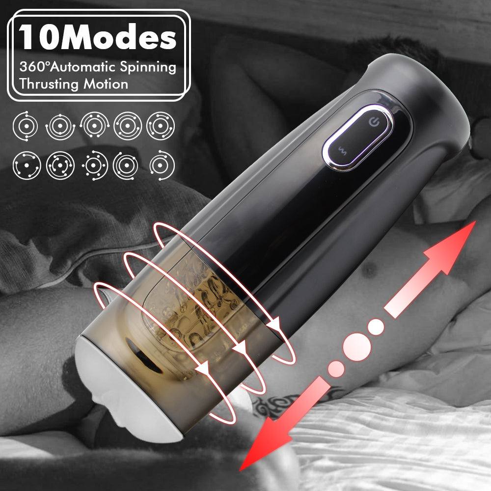 male masterburbator, 10 modes,  hands free male stroker,