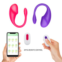 Cargar imagen en el visor de la galería, remote control vibrator sex toy, bluetooth vibration, app controlled vibrator
