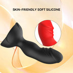 Double Your Fun: Soft Silicone Material, 10 Vibrating Modes, Wireless Remote Control Anal Plug for Enhanced Sexual Experience