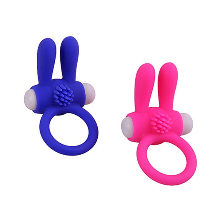 pink vibrating cock ring, Twin Teaser Vibrating Cock Ring - [yiwa_sex toys]