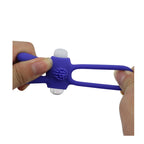 how to put on a cock ring, Twin Teaser Vibrating Cock Ring - [yiwa_sex toys]